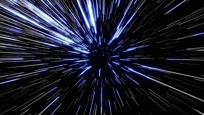 粒子ズーム背景