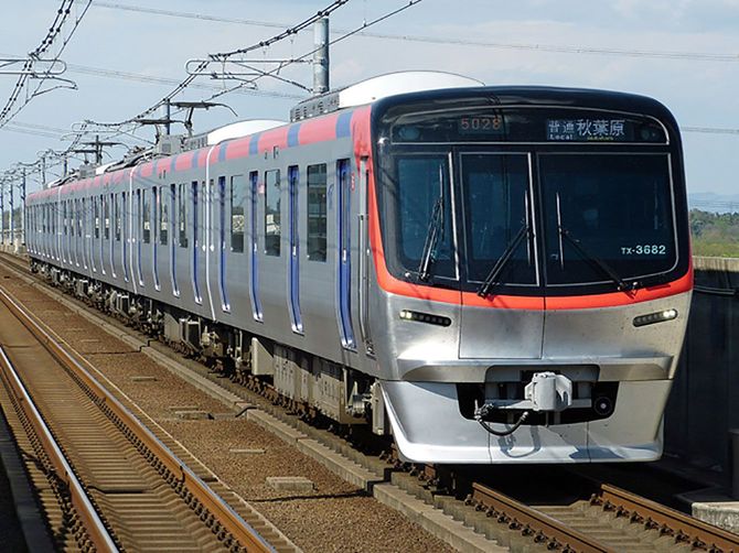 つくばエクスプレスTX-3000系車両