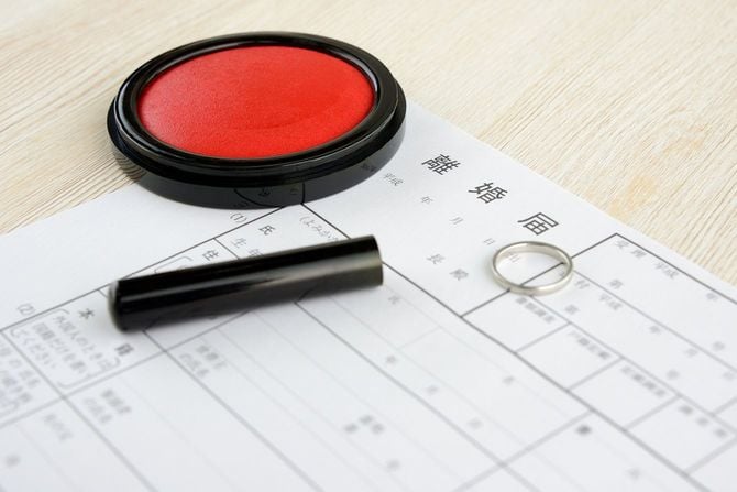 離婚届のイメージ