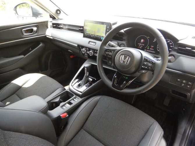 新型ヴェゼルのキャビン