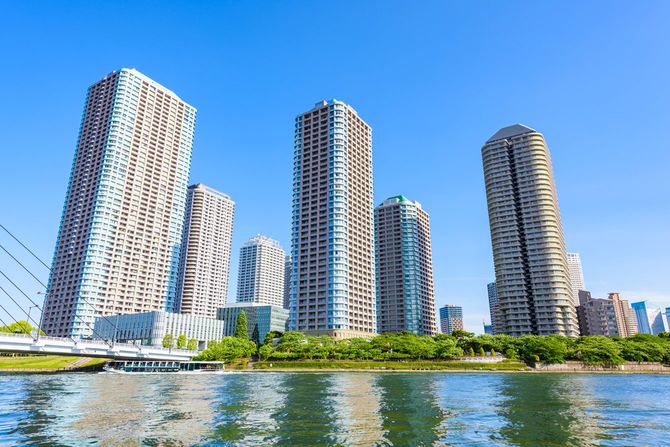 東京の高層マンション