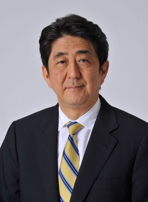 第96代安倍晋三首相（当時・2012年撮影）