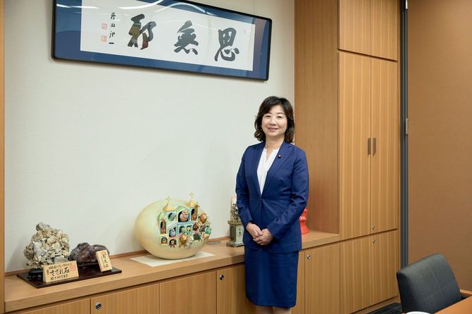 自民党が変わりつつあると語る野田聖子氏。衆議院議員・自由民主党情報通信戦略調査会長。