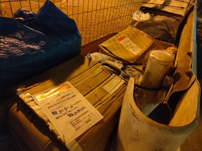 24時間ベースを構えられないホームレスたちはどこかに荷物を保管しておく必要がある