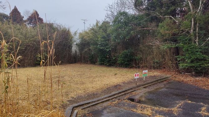 売地は複数あるが、利用されている区画は一つもない。