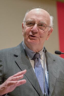 ポール・ボルカー元連邦準備制度理事会議長（2006年）。（写真＝Kenneth C. Zirkel／CC-BY-SA-3.0／Wikimedia Commons）