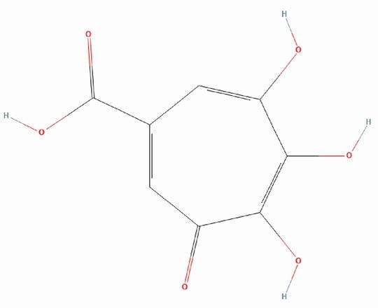 Puberulic acid（C8H6O6）
