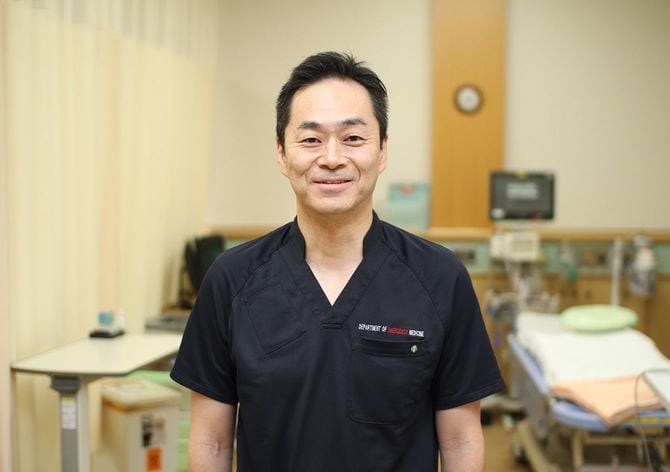 倉敷中央病院救命救急センター主任部長の池上徹則医師