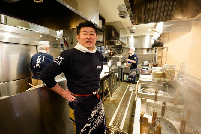 「お茶の水、大勝軒」の田内川さん