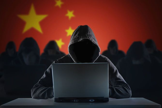 中国のハッカーのイメージ