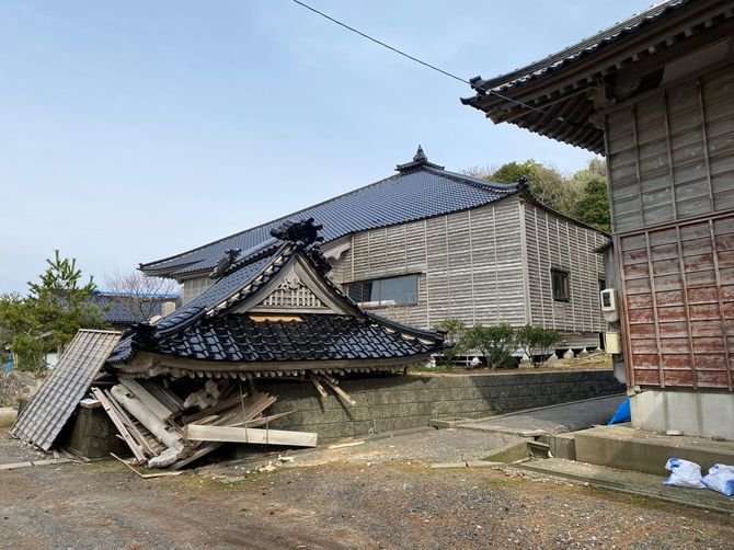福善寺も大きなダメージを負った