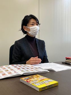 マーケティング部 中華即席チーム課長の村上麻登香さん（撮影＝プレジデントオンライン編集部）