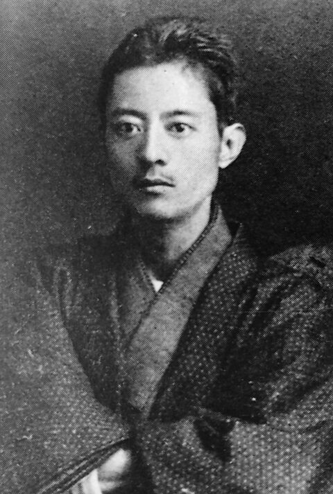 詩人の萩原朔太郎、1915年