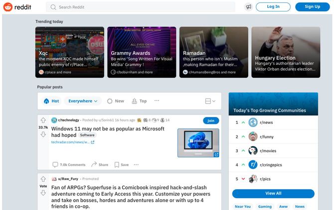 アメリカで人気の「Reddit」