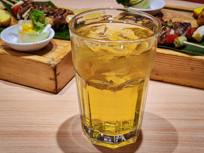 冷たいお茶