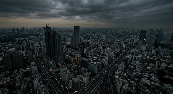 暗い都市