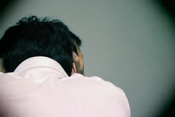 落ち込んだビジネスマン