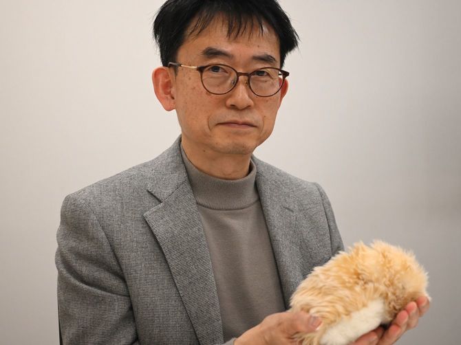 8年かけてモフリンをつくりあげた二村さん。
