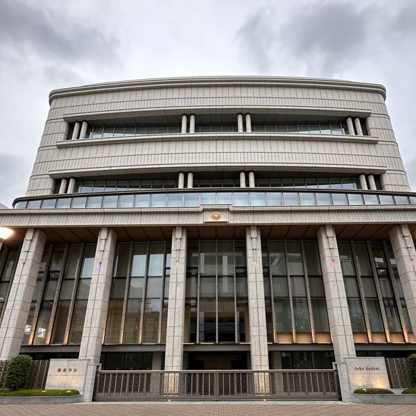 東京・信濃町にある「広宣流布大誓堂」と呼ばれる創価学会の本部施設。