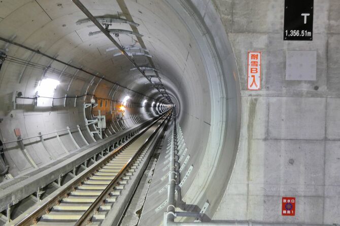 東急新横浜線日吉―新綱島間の単線並列シールドトンネル