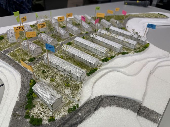 2024年の交流会で使用した模型