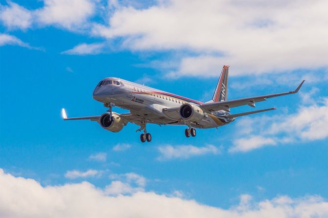 MRJ（三菱リージョナルジェット）は2020年10月以降、事実上の開発凍結状態にある。