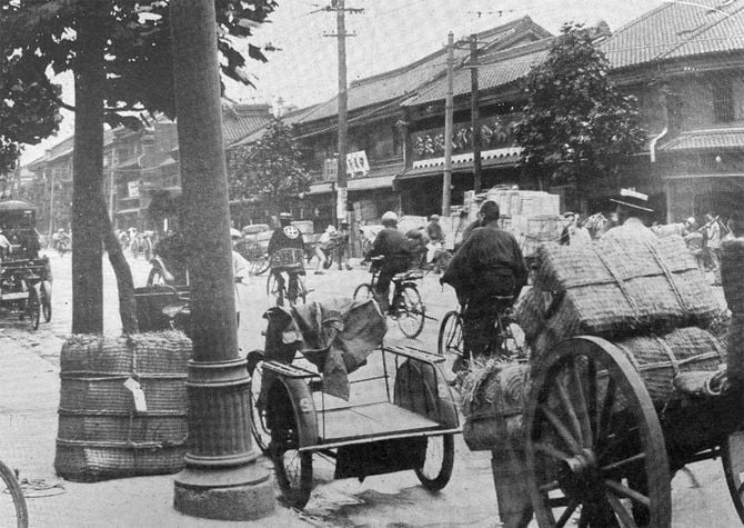 【画像1】大正時代の本町通(橋爪紳也コレクション)