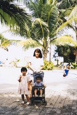 発明に夢中だった、主婦だったころの福井泰代さん