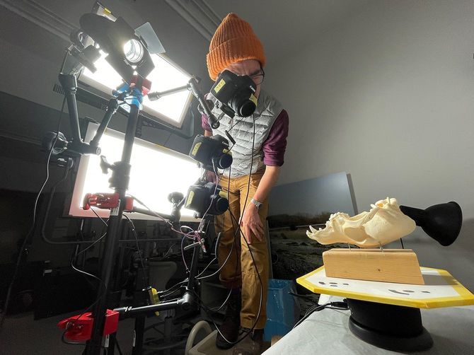 フォトグラメトリーの様子