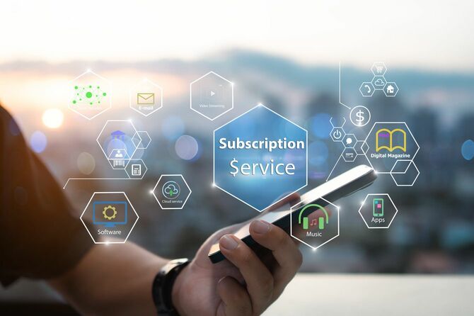 サブスクリプションサービスのコンセプトイメージ