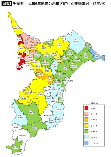 千葉県は20地点なのに､埼玉県はゼロ…｢首都圏の3位争い｣で埼玉が千葉 