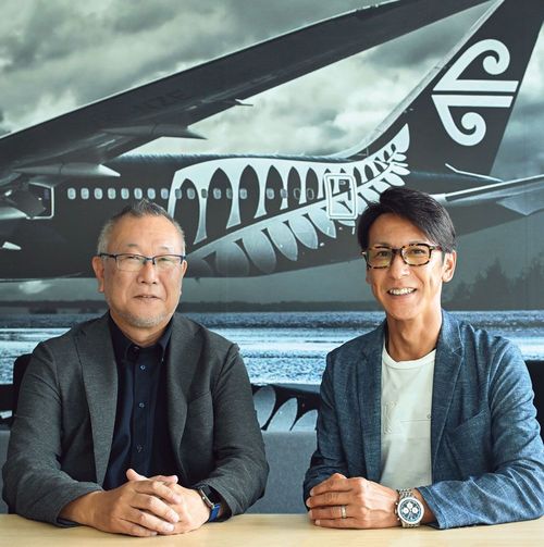 東京・内幸町のニュージーランド航空日本支社にて。