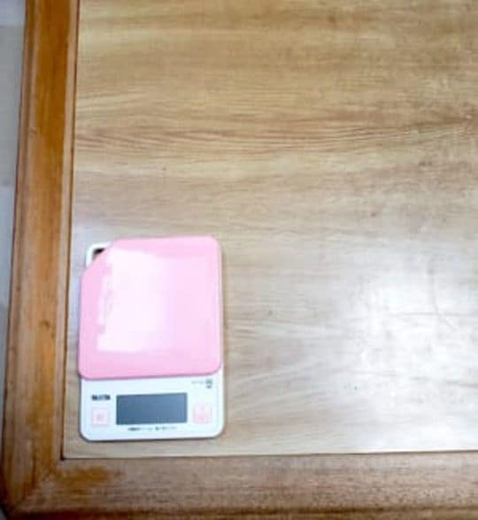 田口さん愛用のキッチンスケール