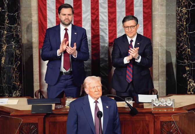 トランプ大統領の演説
