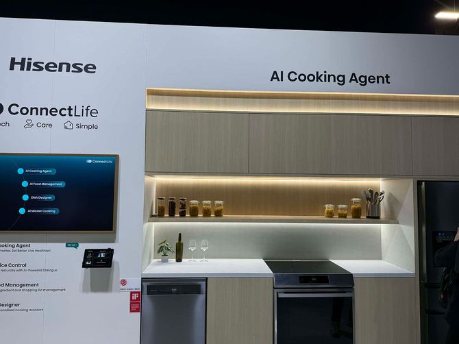 米ラスベガスで開催された「CES2026」のハイセンス展示ブース