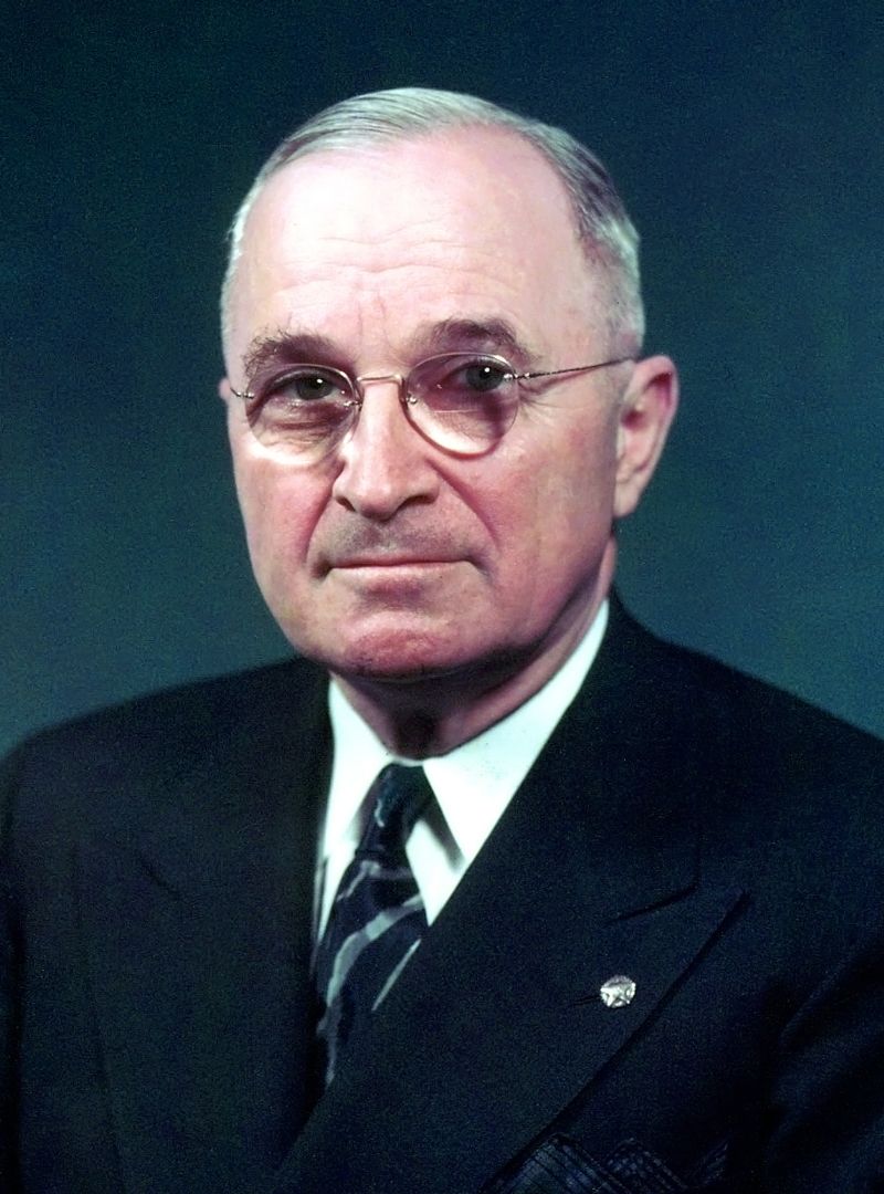アメリカ第33代大統領ハリー・S・トルーマン（在任1945～53年）、1947年