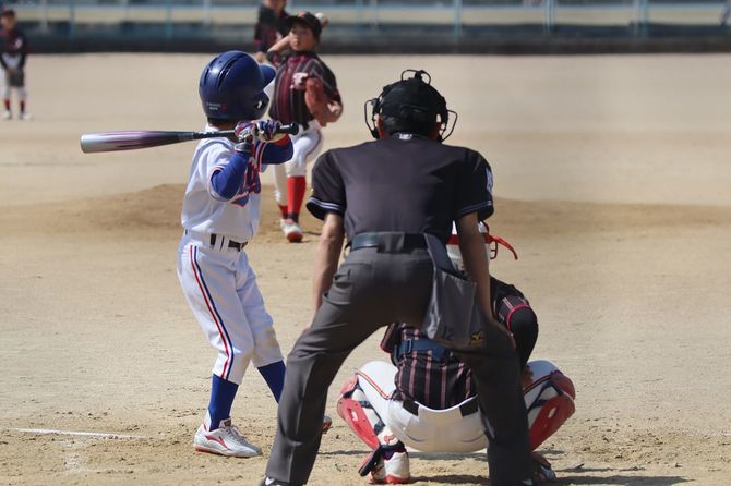 岡山でのリーグ戦の様子