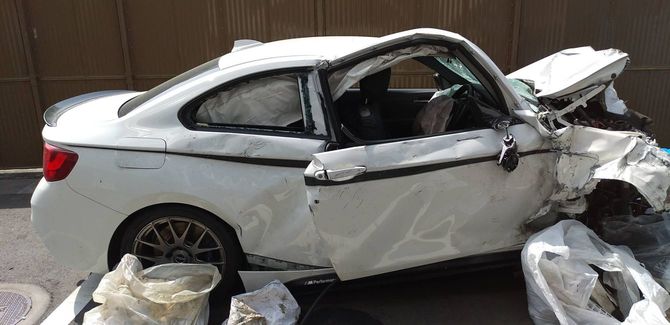 加害少年が運転していたBMW