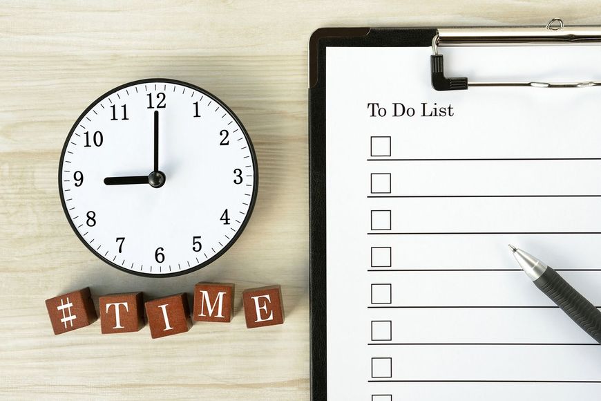 ToDoリストと時計