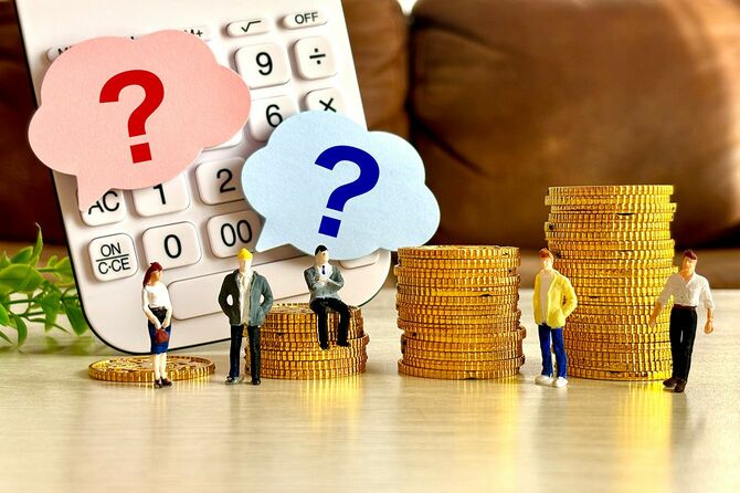お金と投資の疑問コンセプト