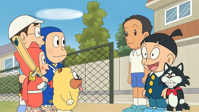 アニメ『忍者ハットリくん』のワンシーン