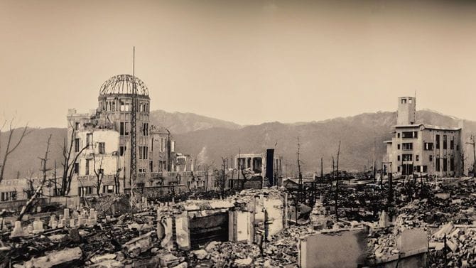 原爆投下後の広島