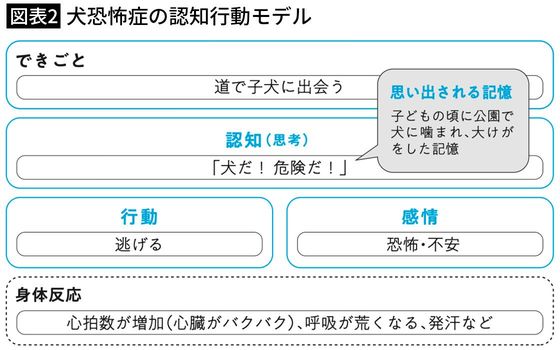 【図表2】犬恐怖症の認知行動モデル