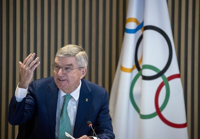 国際オリンピック委員会（IOC）のトーマス・バッハ会長