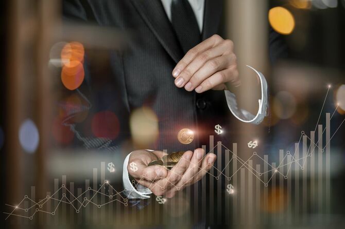 投資利益の成長のイメージ