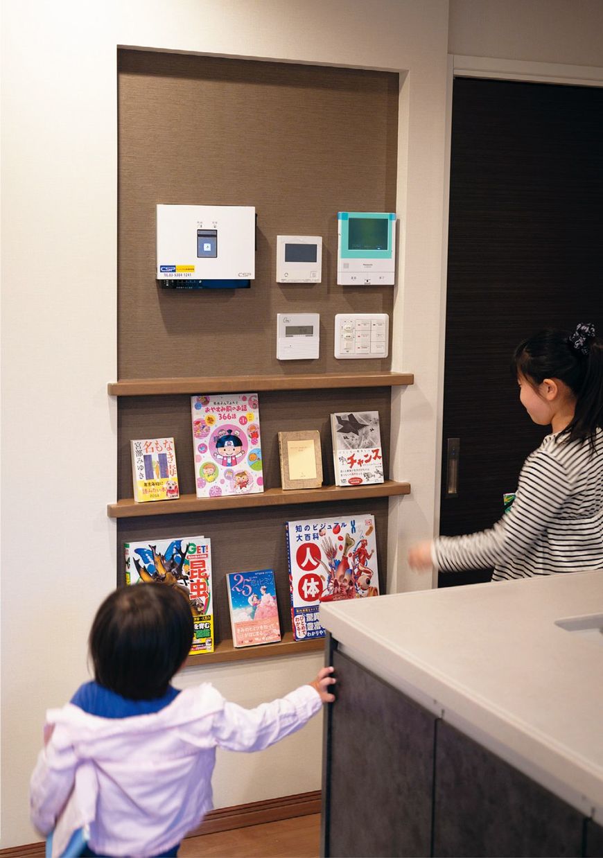 子供の手が届く高さ・場所に並べる