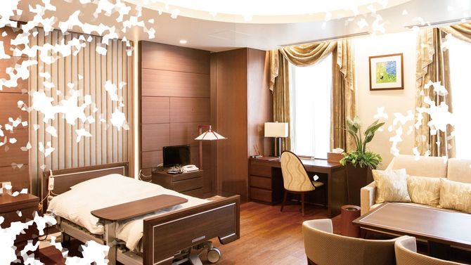 慶應義塾大学病院「病室のご案内」パンフレットより