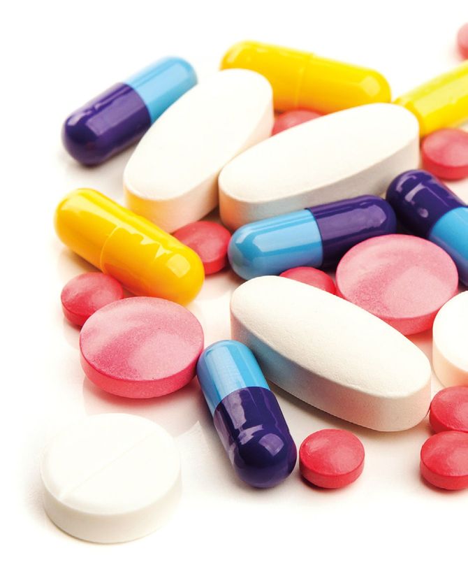 沢山の種類の錠剤