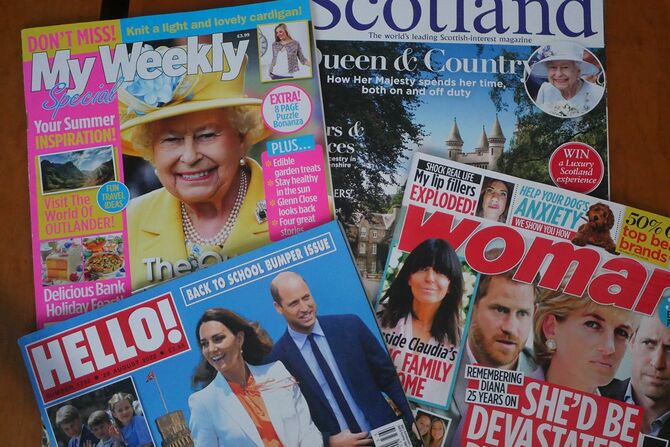 現地の雑誌も英国王室に関する特集を組んだ