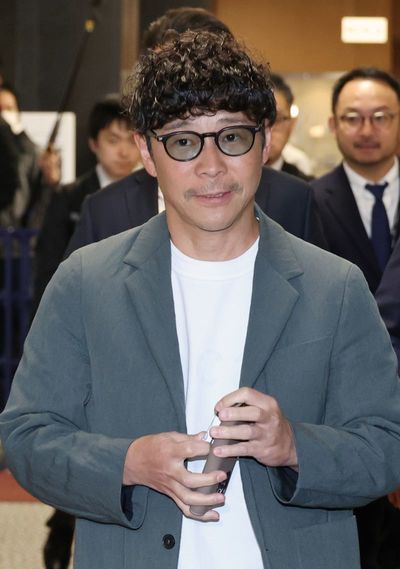 自民党の合同勉強会に出席する前澤友作氏、2024年4月10日